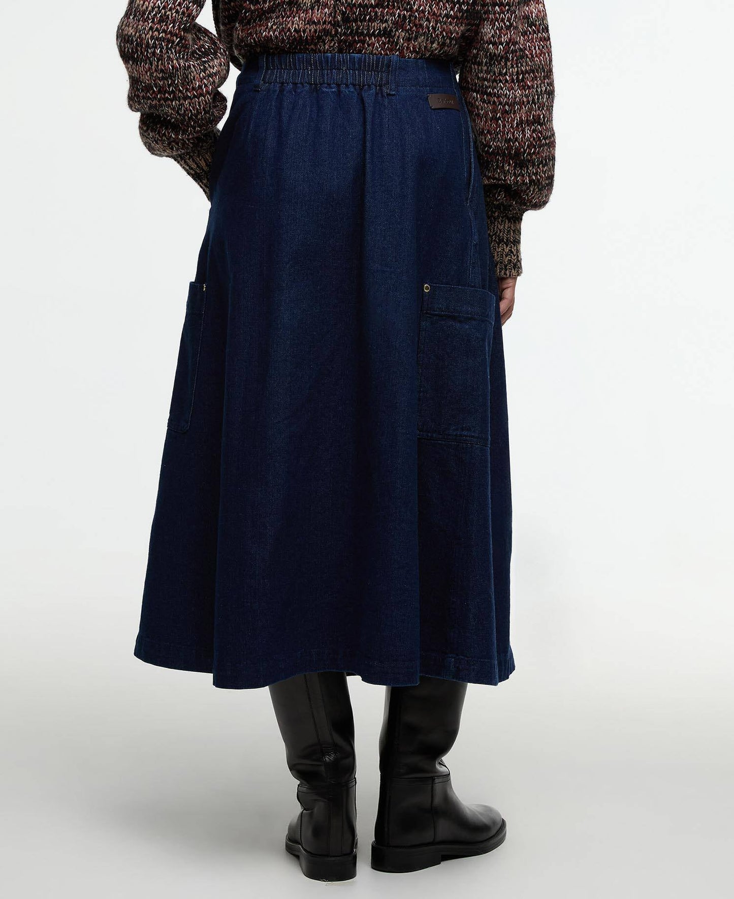 Barbour Saima Denim Midi Skirt