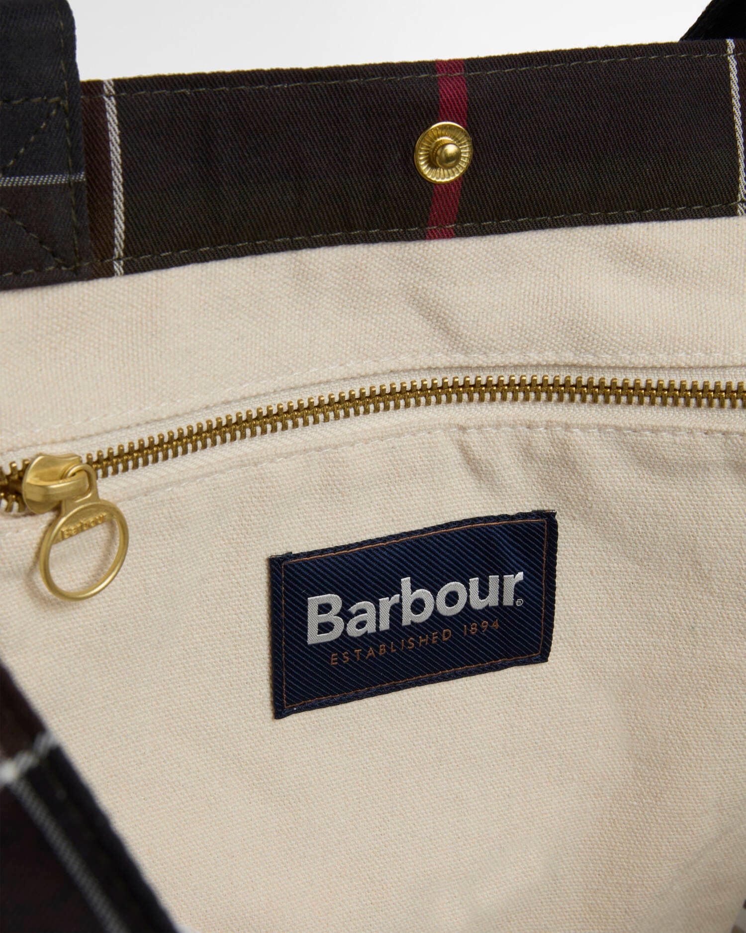 Barbour Telfield Tartan Tote Bag