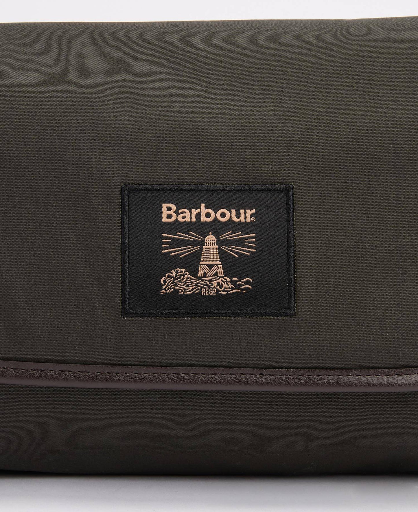 Barbour Waxed Hanging Washbag