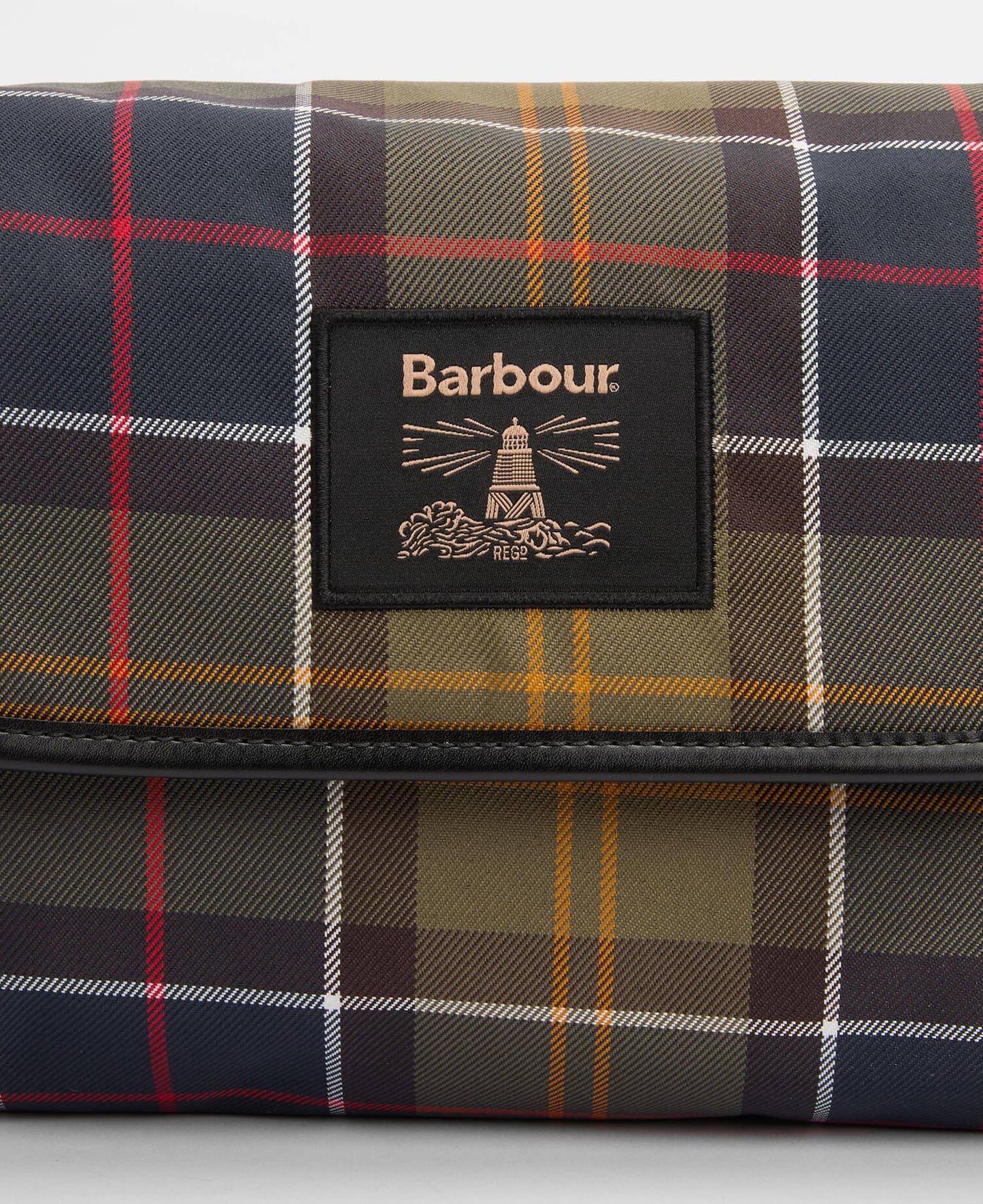 Barbour Tartan Hanging Washbag