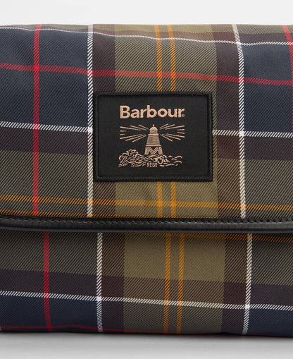 Barbour Tartan Hanging Washbag