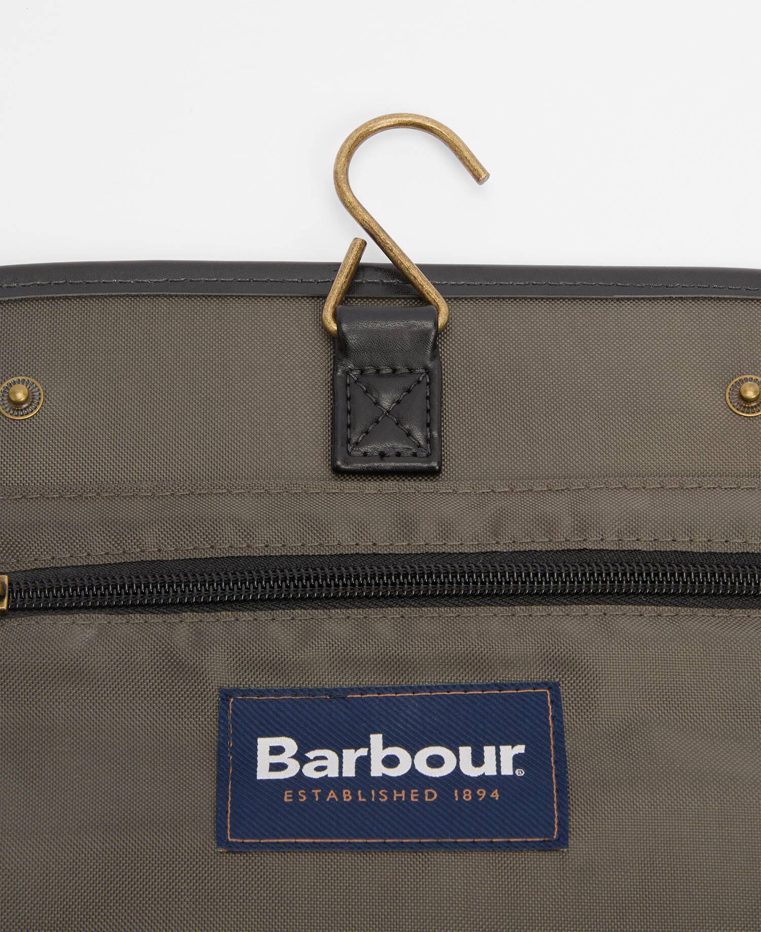 Barbour Tartan Hanging Washbag