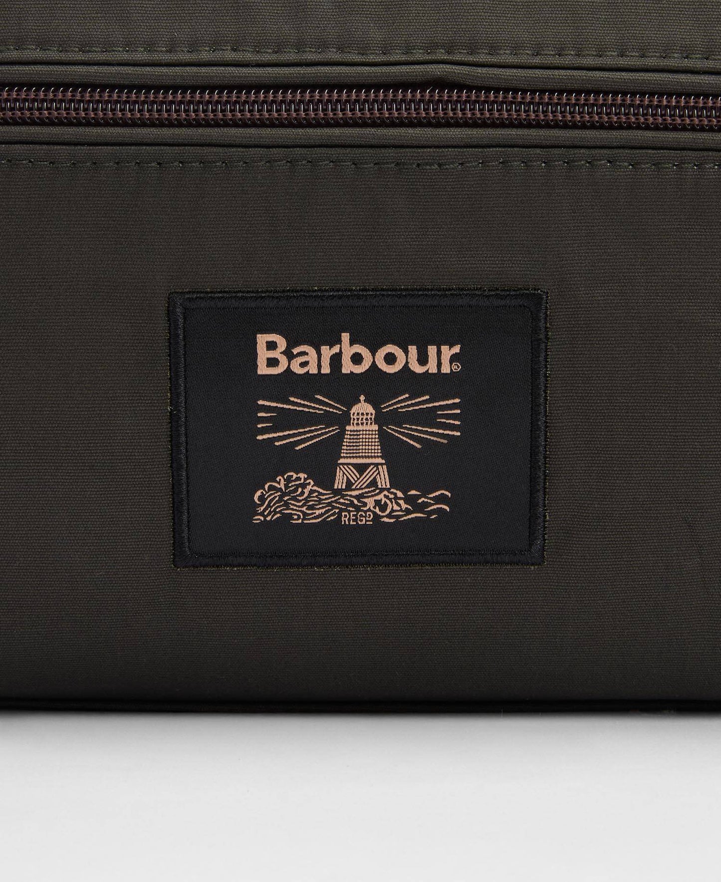 Barbour Waxed Washbag