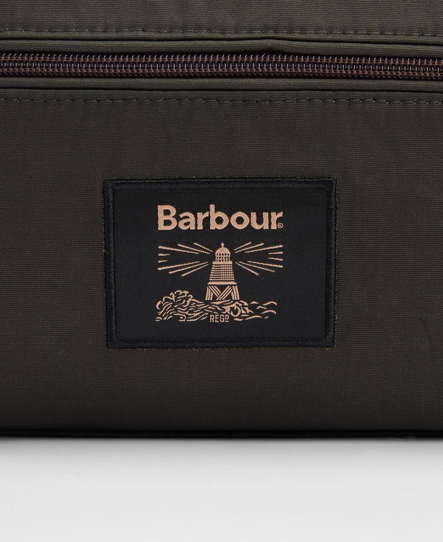 Barbour Waxed Washbag