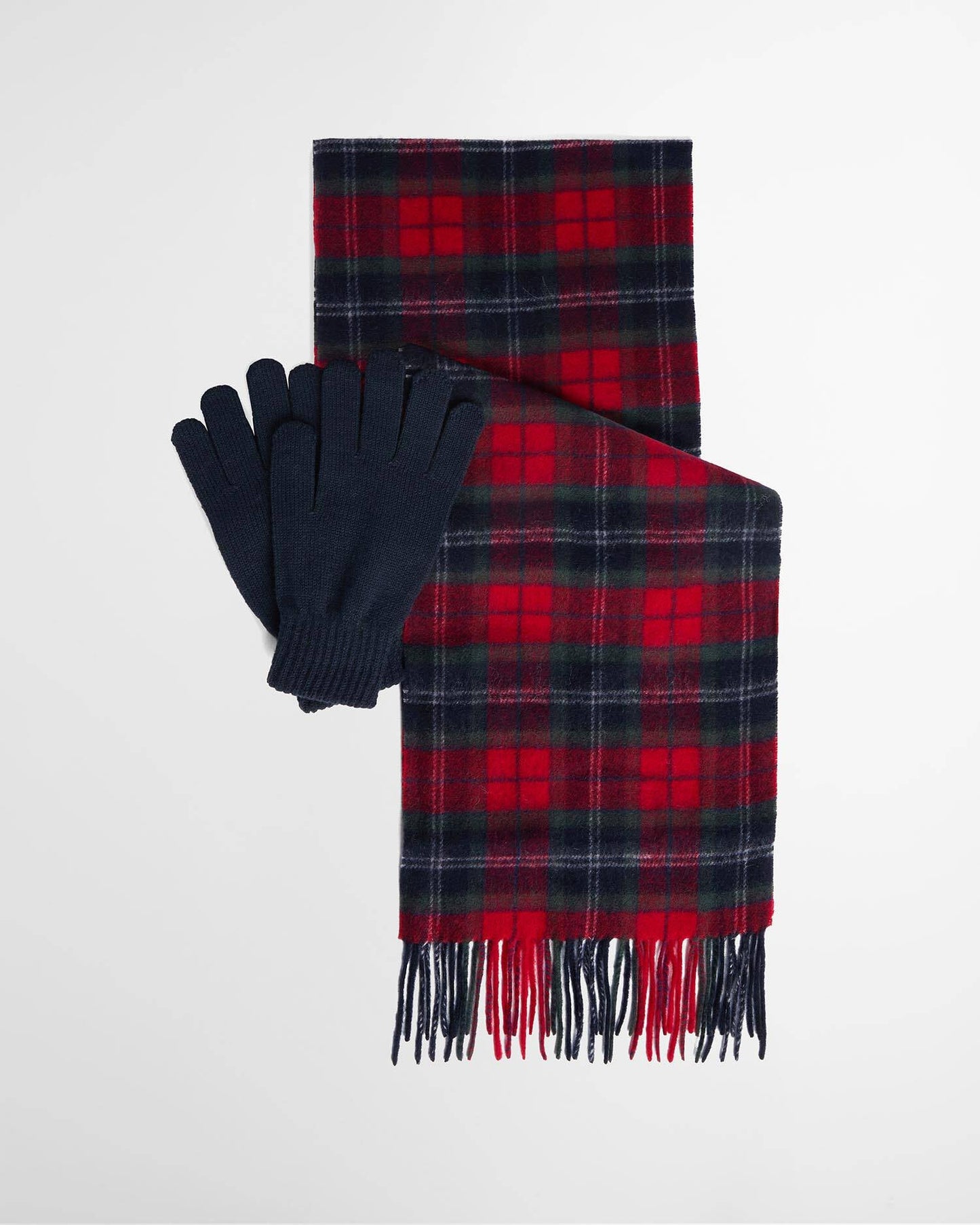 Barbour Tartan Scarf & Glove Gift Set