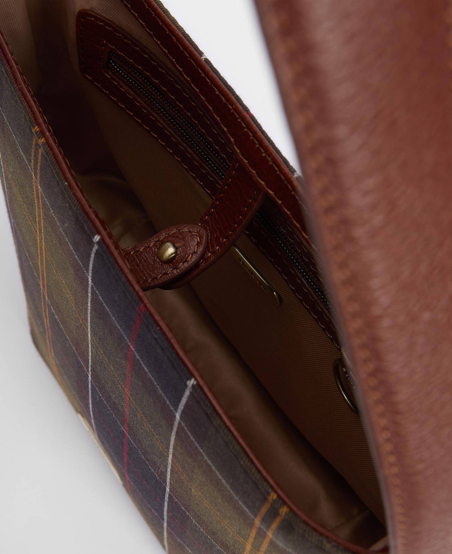 Barbour Cedar Tartan Bucket Bag
