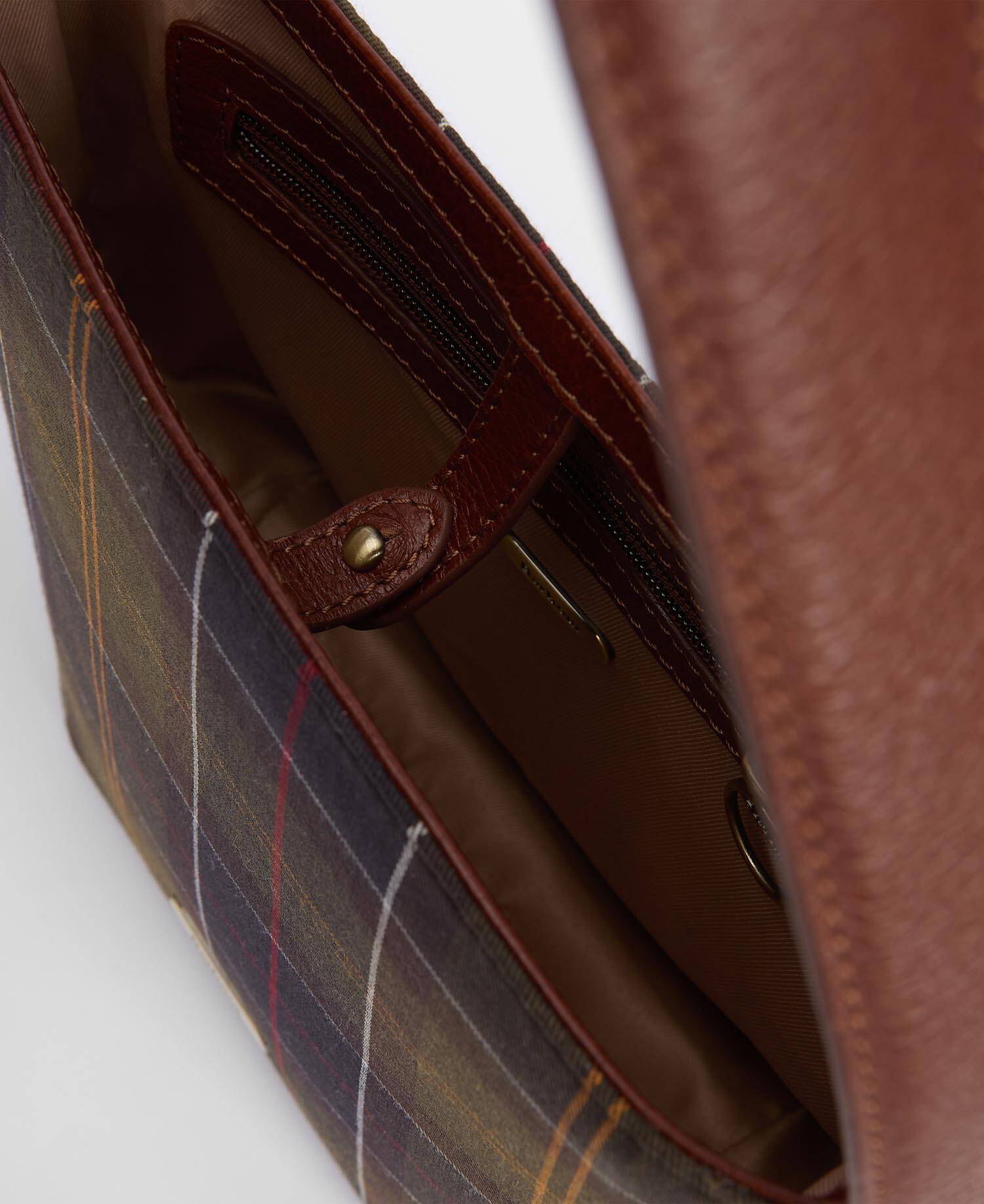 Barbour Cedar Tartan Bucket Bag