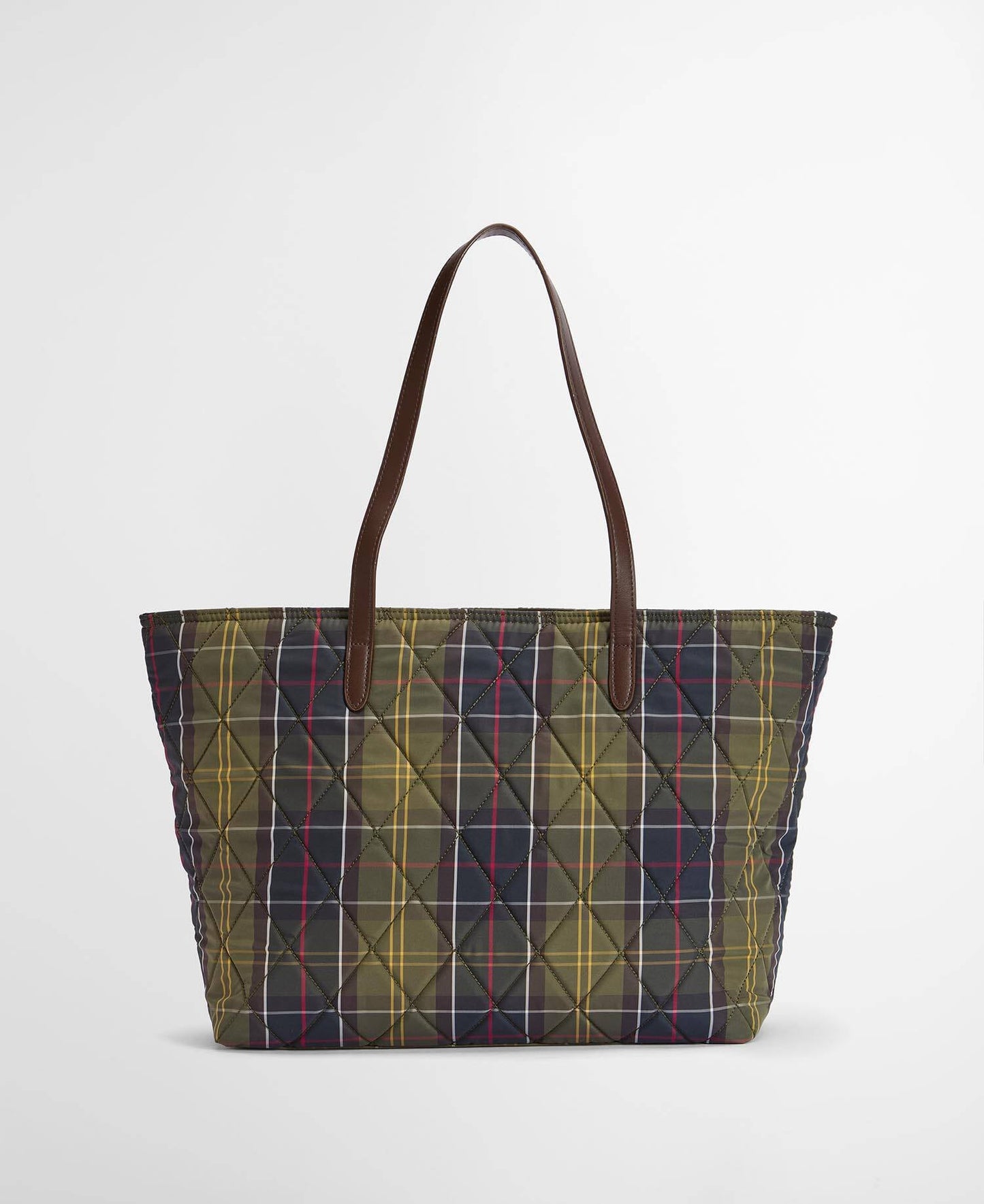 Barbour Wetherham Quilted Tartan Tote Bag