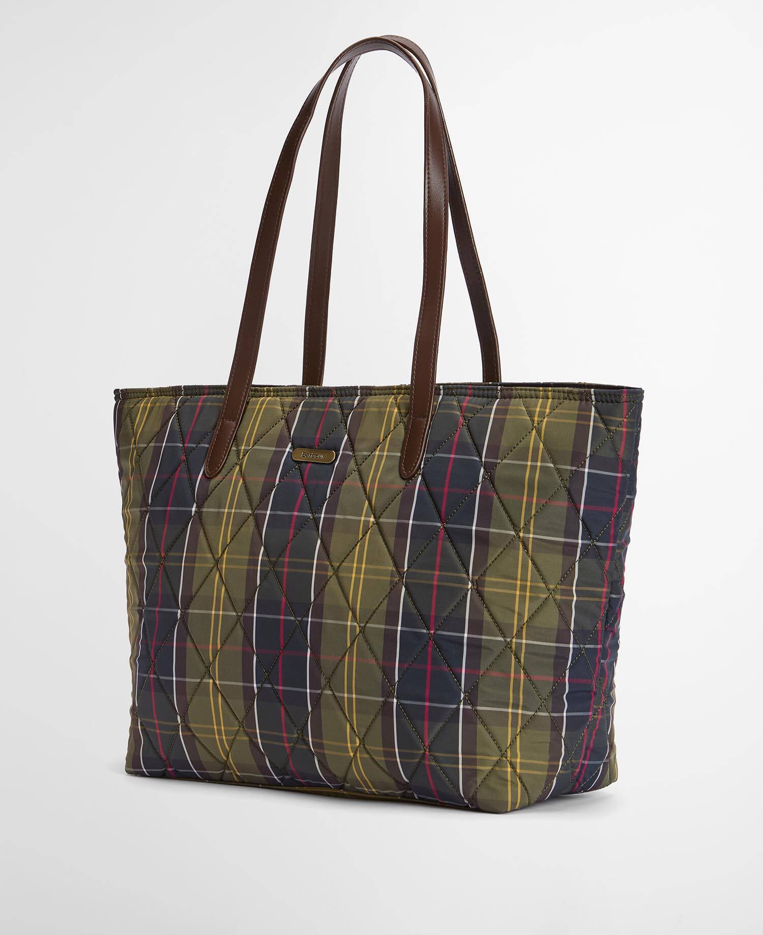 Barbour Wetherham Quilted Tartan Tote Bag