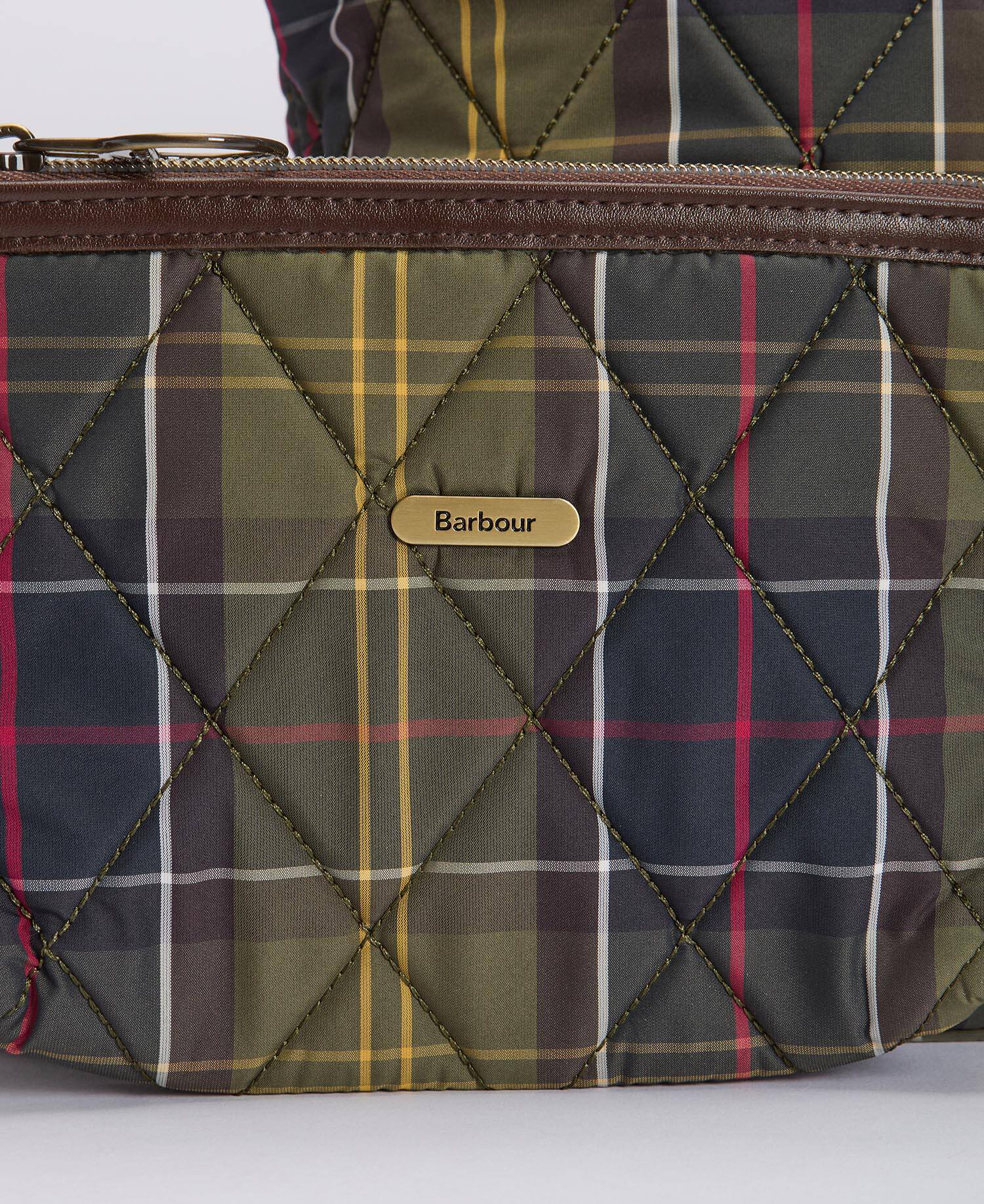 Barbour Wetherham Quilted Tartan Tote Bag