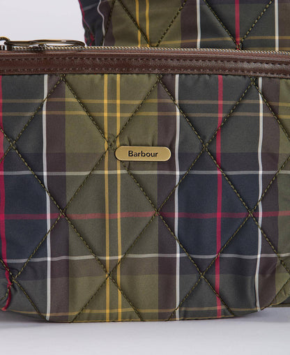 Barbour Wetherham Quilted Tartan Tote Bag