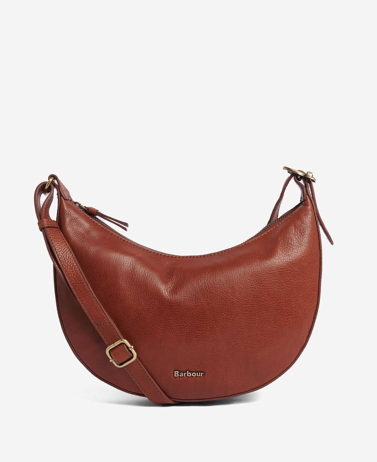 Barbour Laire Leather Half-Moon Bag