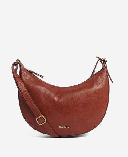 Barbour Laire Leather Half-Moon Bag