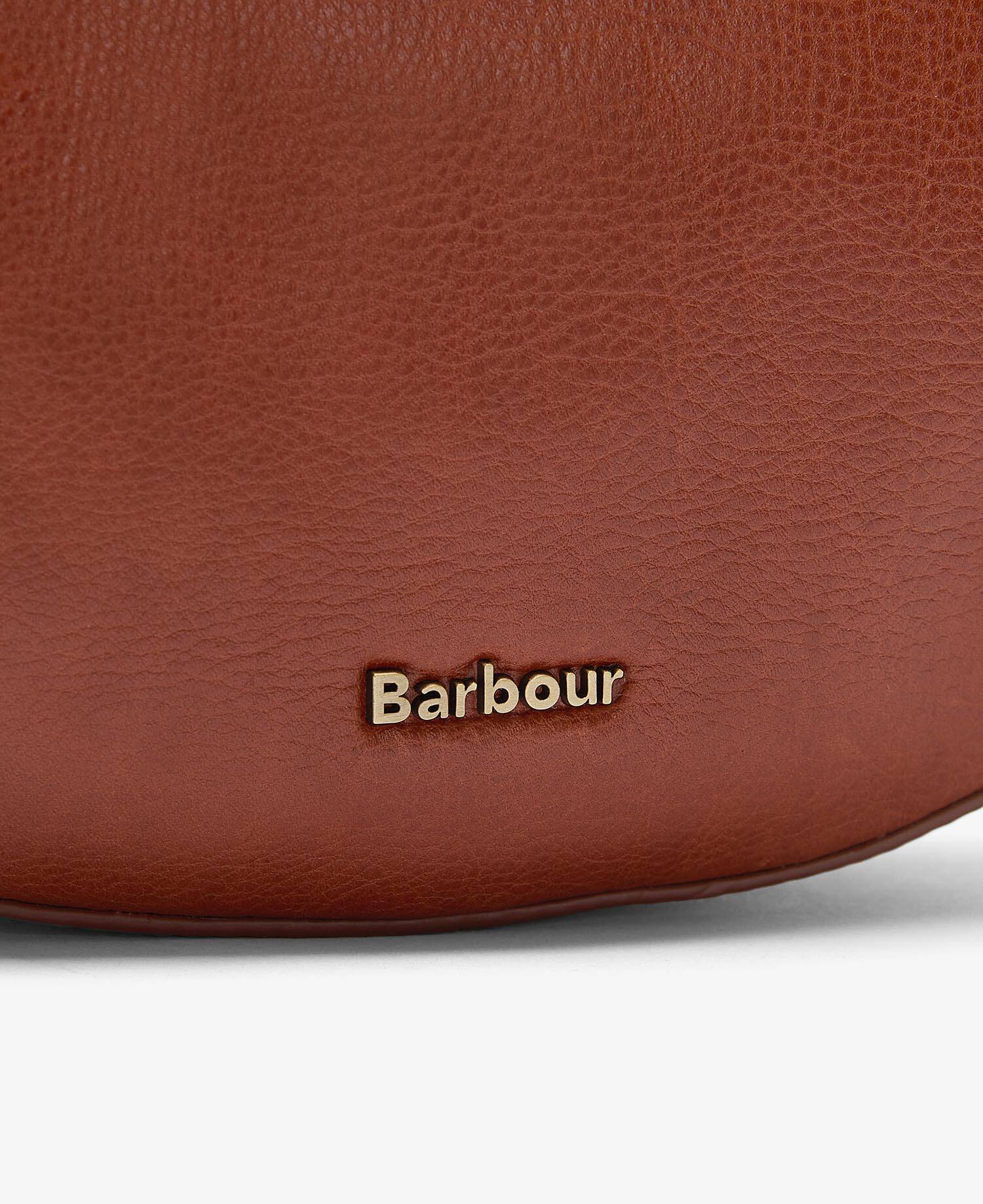 Barbour Laire Leather Half-Moon Bag