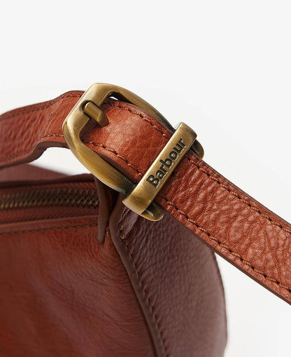 Barbour Laire Leather Half-Moon Bag