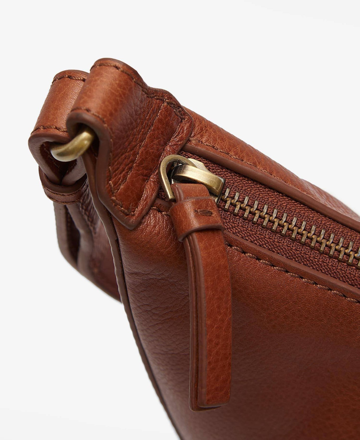 Barbour Laire Leather Half-Moon Bag