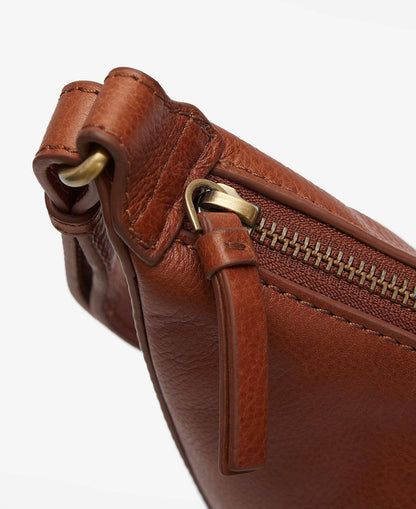 Barbour Laire Leather Half-Moon Bag