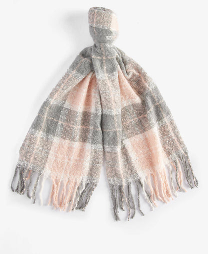 Barbour Saltburn Beanie & Tartan Scarf Gift Set