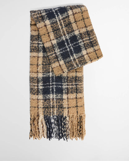 Barbour Saltburn Beanie & Tartan Scarf Gift Set