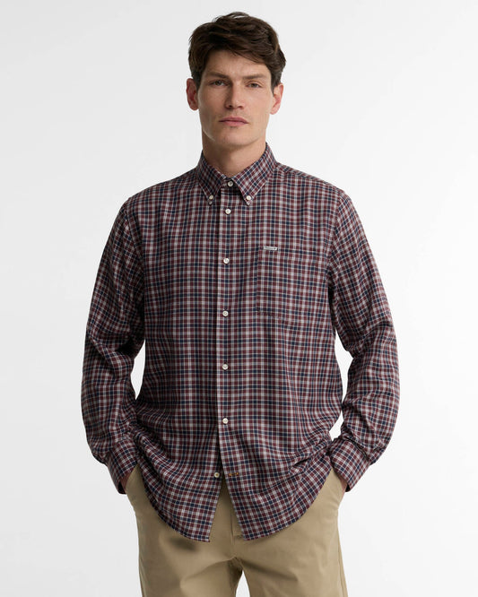 Barbour Dishford Thermo-Weave Regular Fit Long-Sleeved Shirt