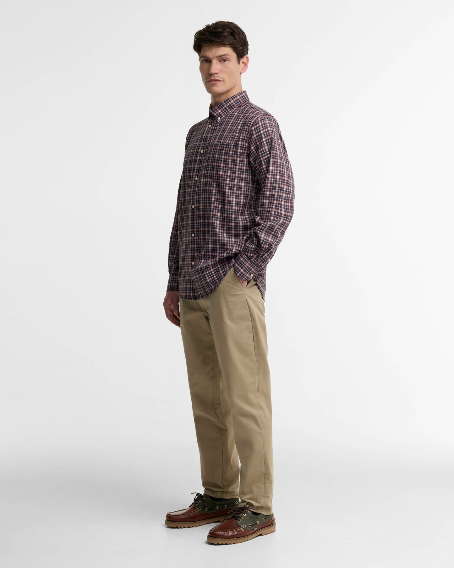Barbour Dishford Thermo-Weave Regular Fit Long-Sleeved Shirt