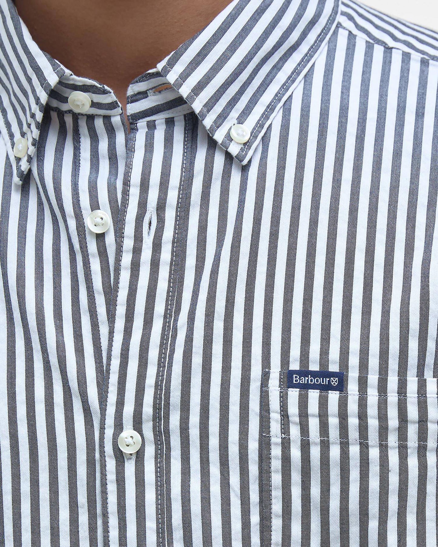Barbour Cresswell Seersucker Tailored Long-Sleeved Shirt