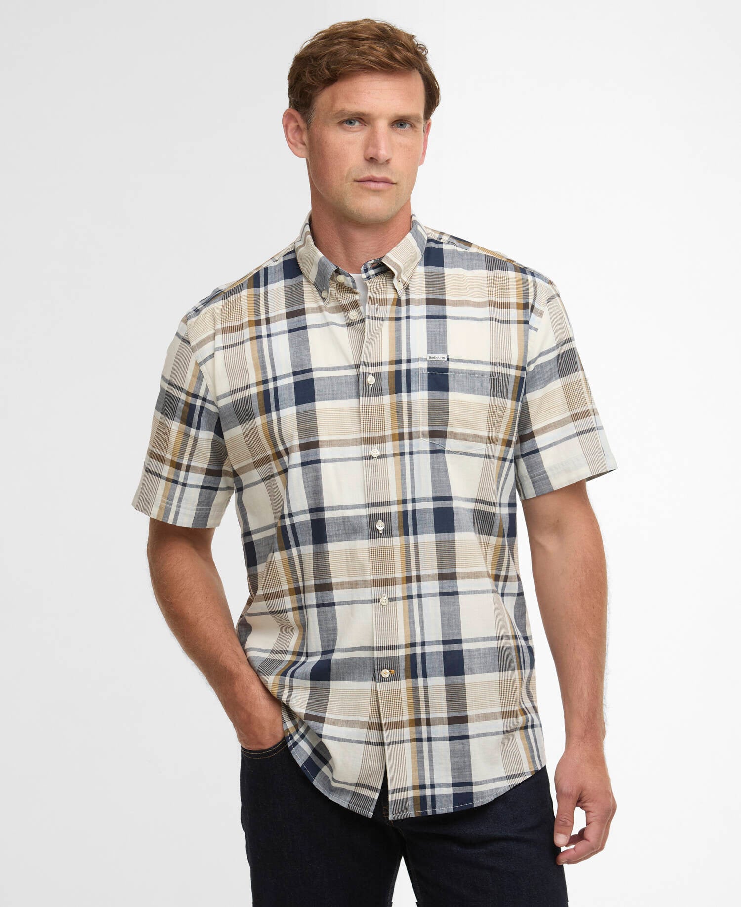 Barbour Swinfell Checked Regular Short-Sleeved Shirt