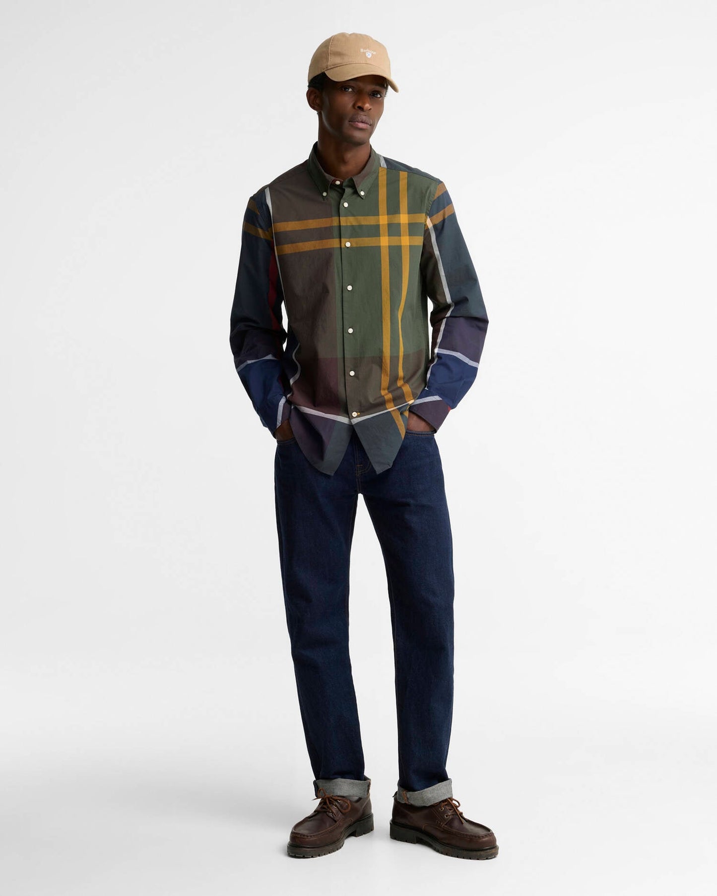 Barbour Oversized Tartan Dunoon Tailored Long-Sleeved Shirt
