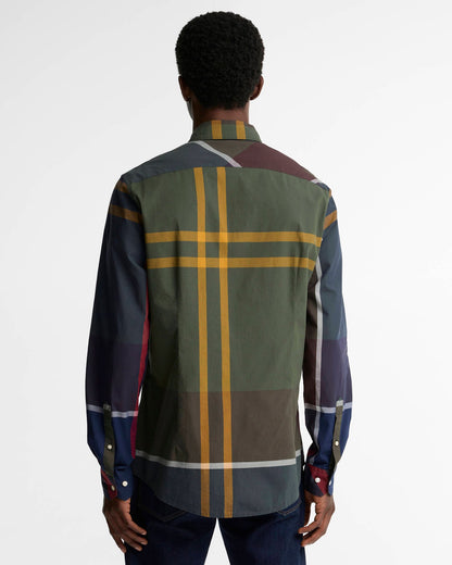 Barbour Oversized Tartan Dunoon Tailored Long-Sleeved Shirt