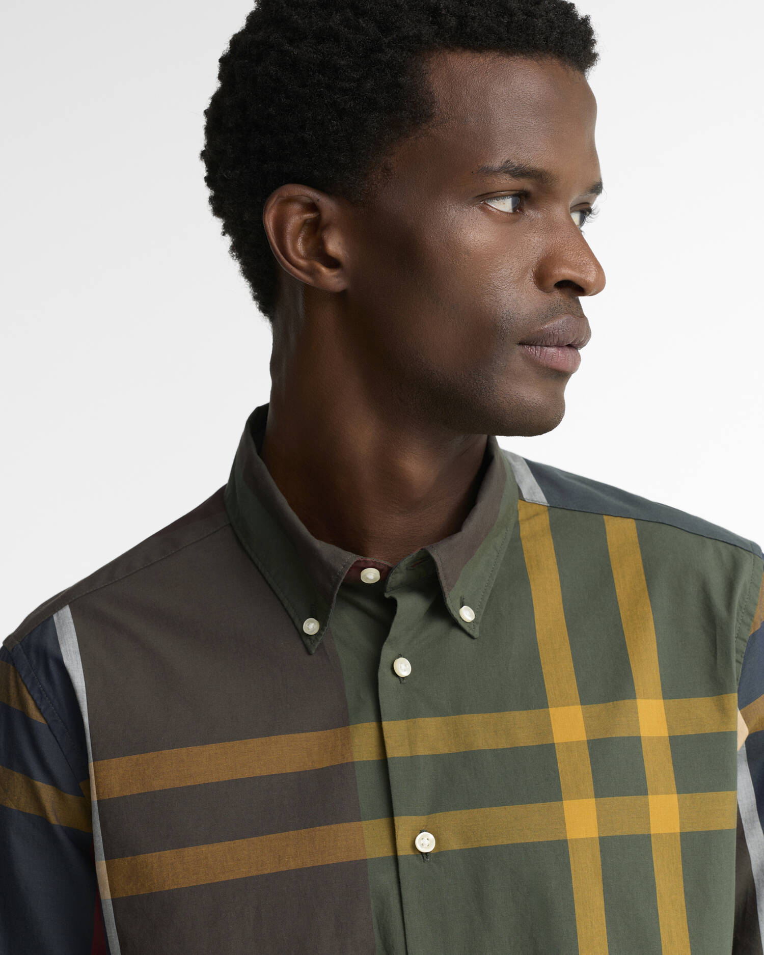 Barbour Oversized Tartan Dunoon Tailored Long-Sleeved Shirt