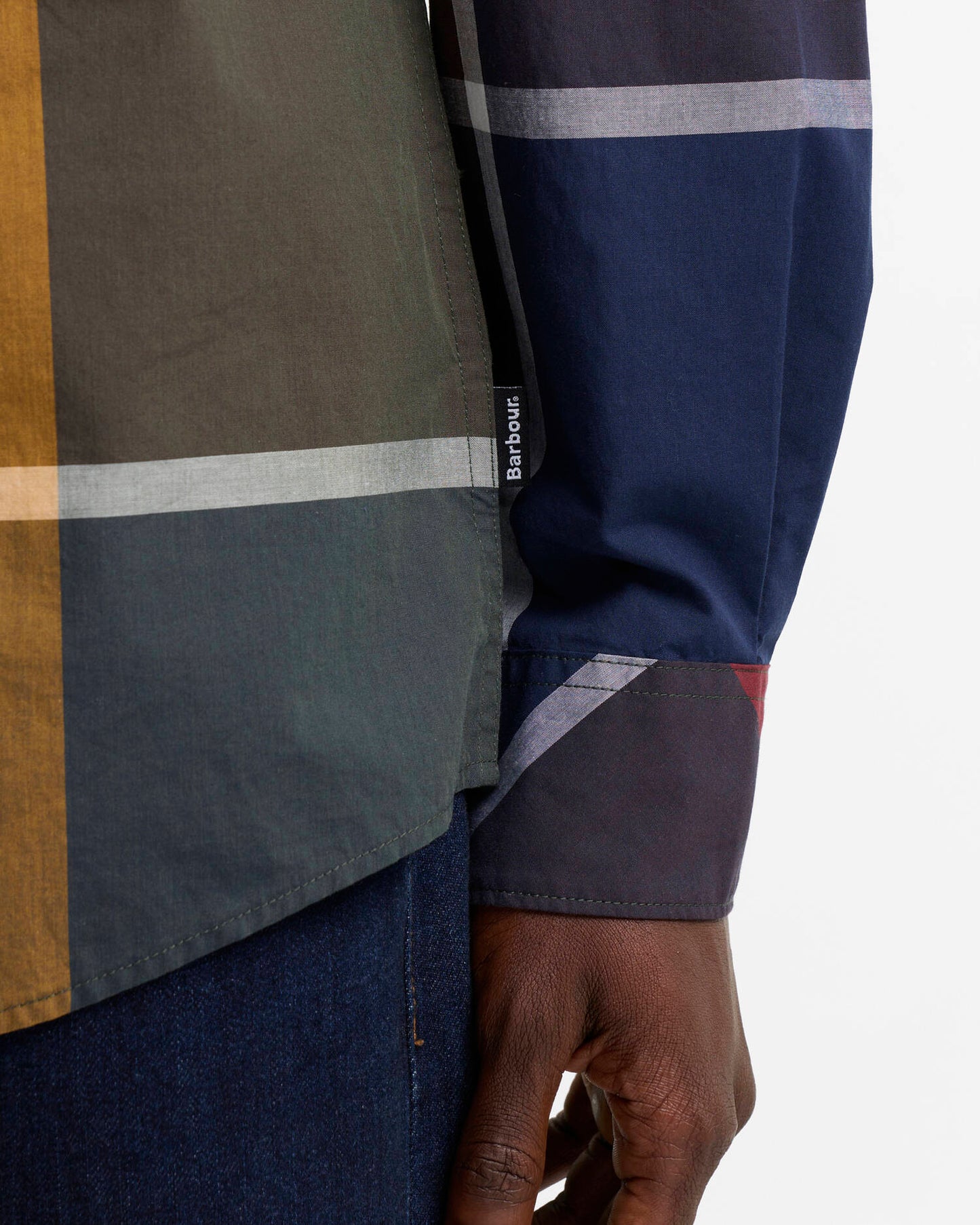 Barbour Oversized Tartan Dunoon Tailored Long-Sleeved Shirt