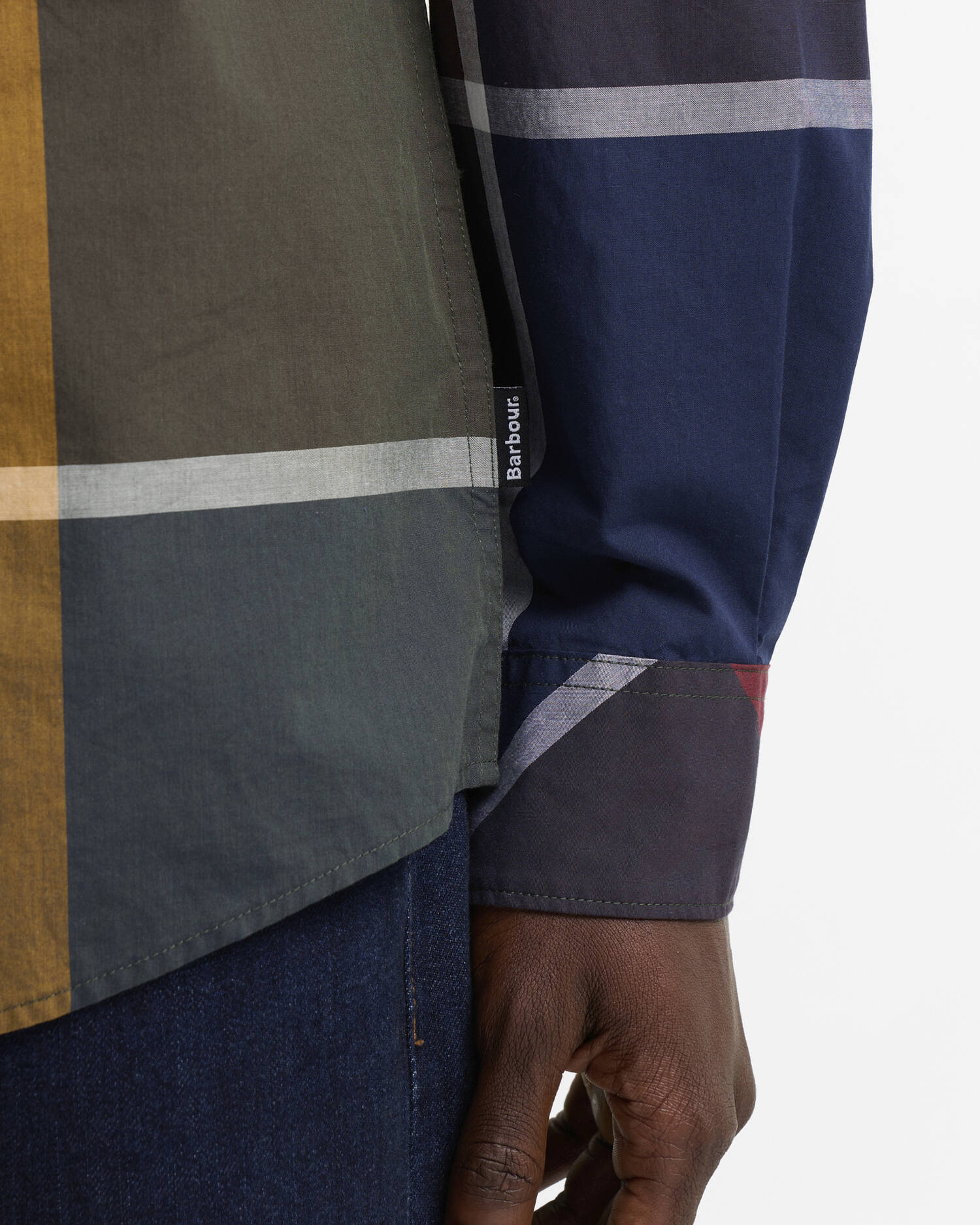 Barbour Oversized Tartan Dunoon Tailored Long-Sleeved Shirt