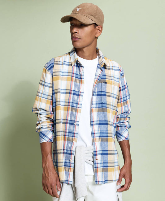 Barbour Holwick Checked Long-Sleeved Relaxed Shirt