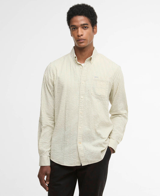 Barbour Cresswell Seersucker Tailored Long-Sleeved Shirt