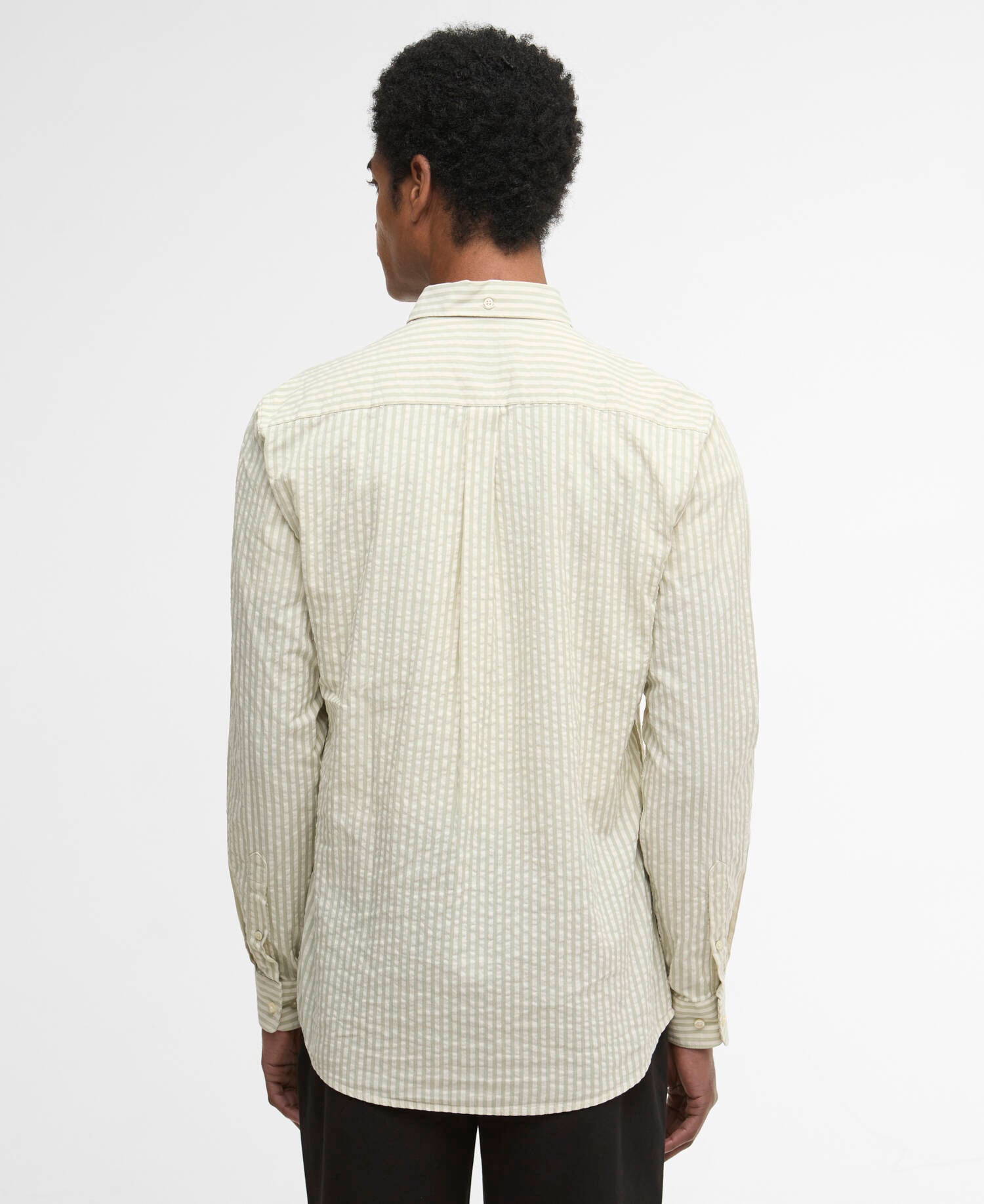 Barbour Cresswell Seersucker Tailored Long-Sleeved Shirt