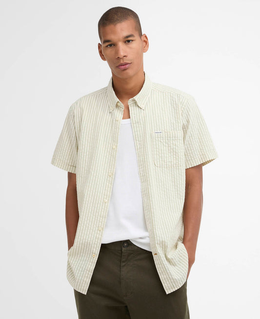 Barbour Cresswell Seersucker Regular Short-Sleeved Shirt