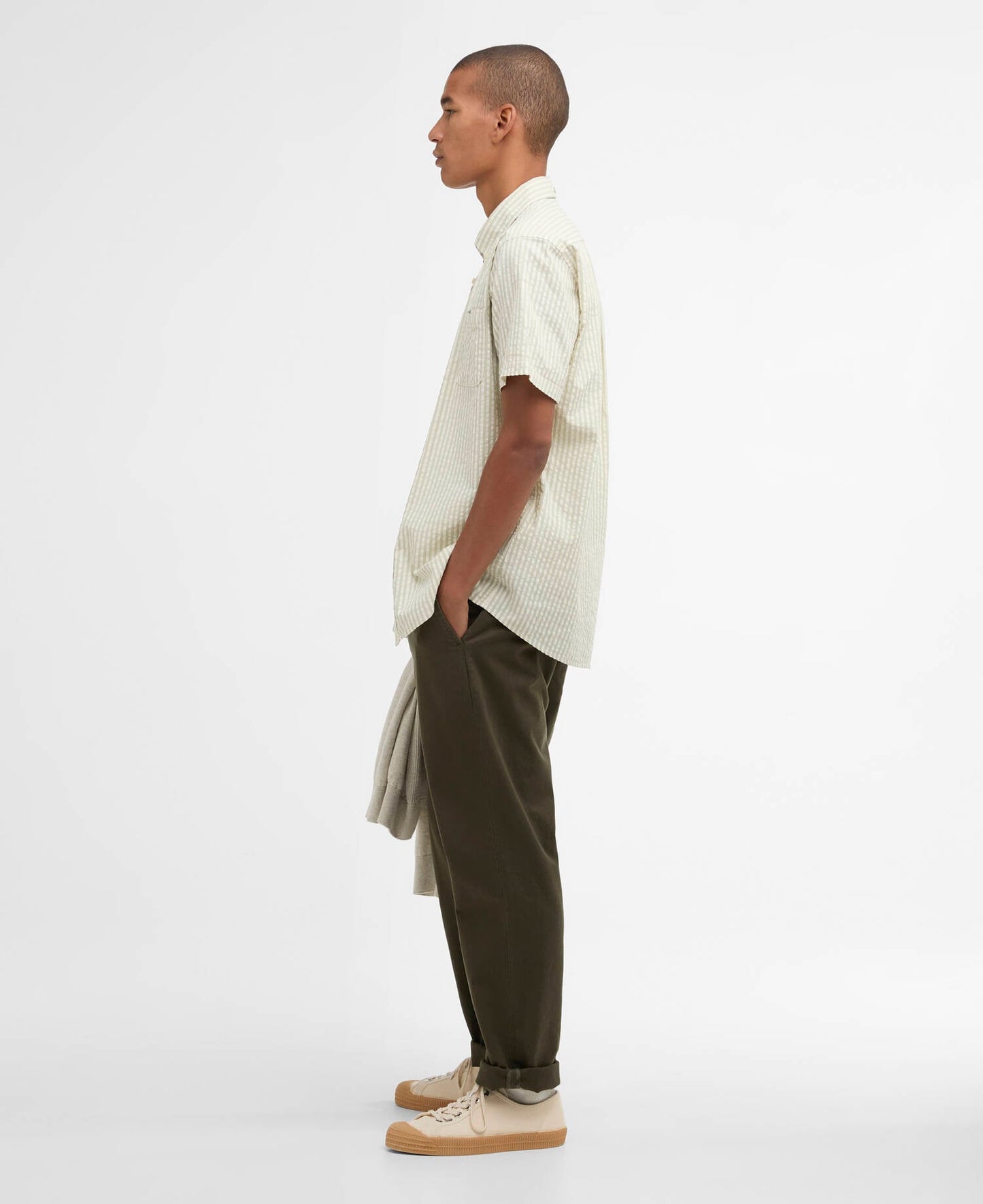 Barbour Cresswell Seersucker Regular Short-Sleeved Shirt