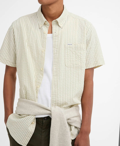 Barbour Cresswell Seersucker Regular Short-Sleeved Shirt