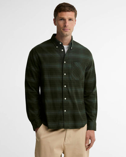 Barbour Mineral Tartan Authentic-Fit Long-Sleeved Shirt
