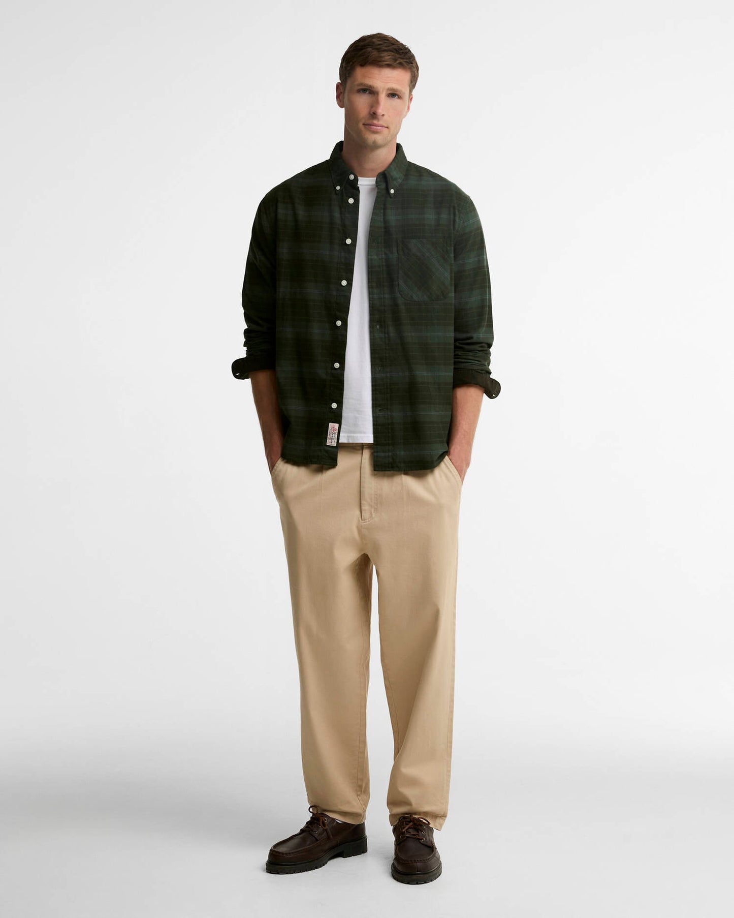 Barbour Mineral Tartan Authentic-Fit Long-Sleeved Shirt