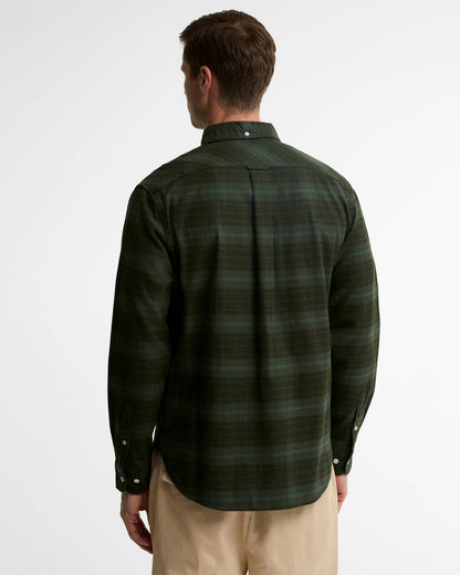Barbour Mineral Tartan Authentic-Fit Long-Sleeved Shirt