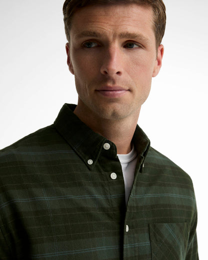 Barbour Mineral Tartan Authentic-Fit Long-Sleeved Shirt