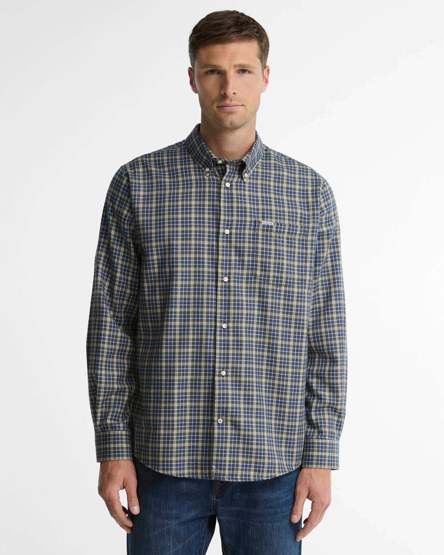 Barbour Dishford Thermo-Weave Regular Fit Long-Sleeved Shirt