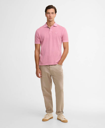 Barbour Washed Tartan Tailored Pique Polo