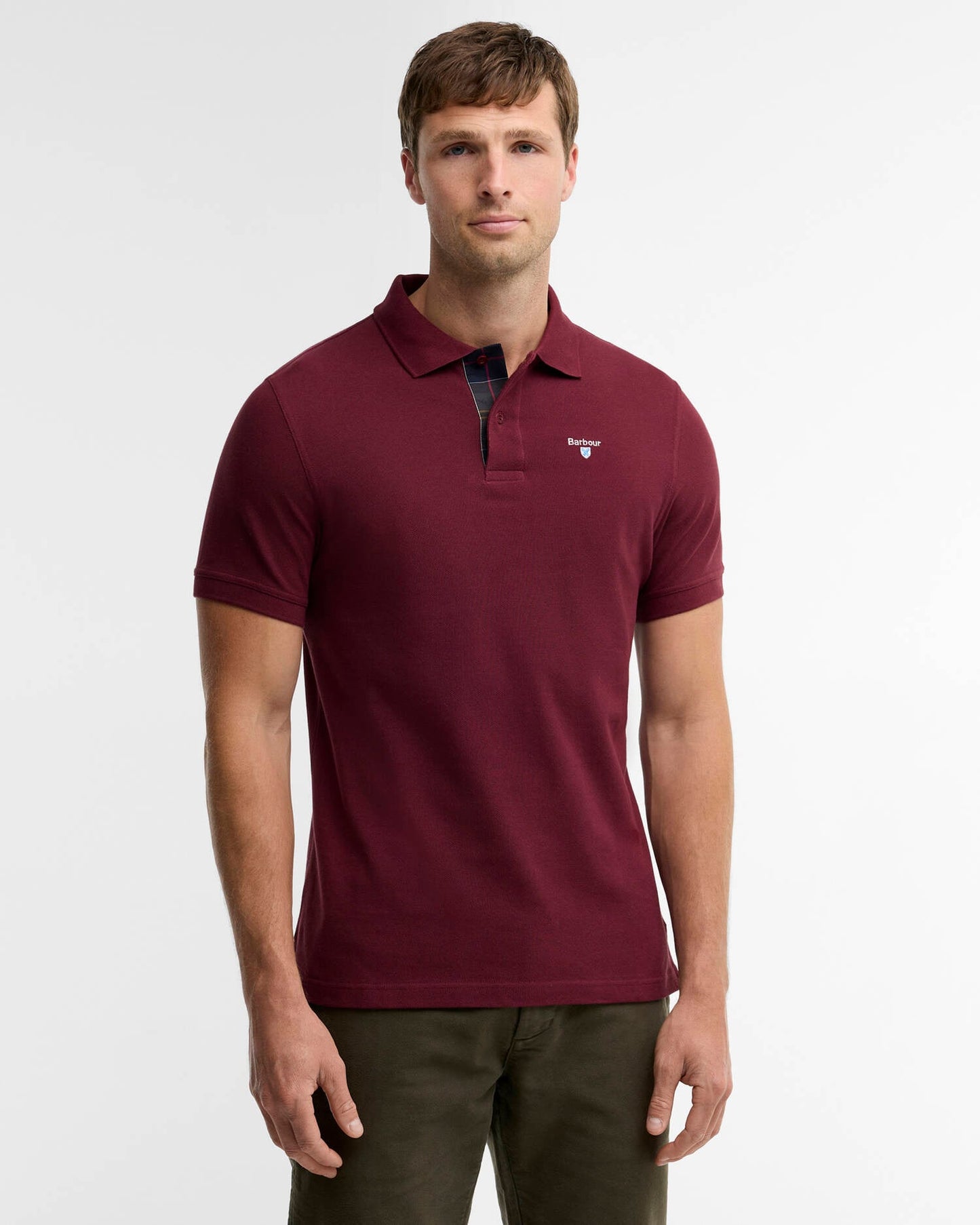 Barbour Tartan Pique Polo Shirt