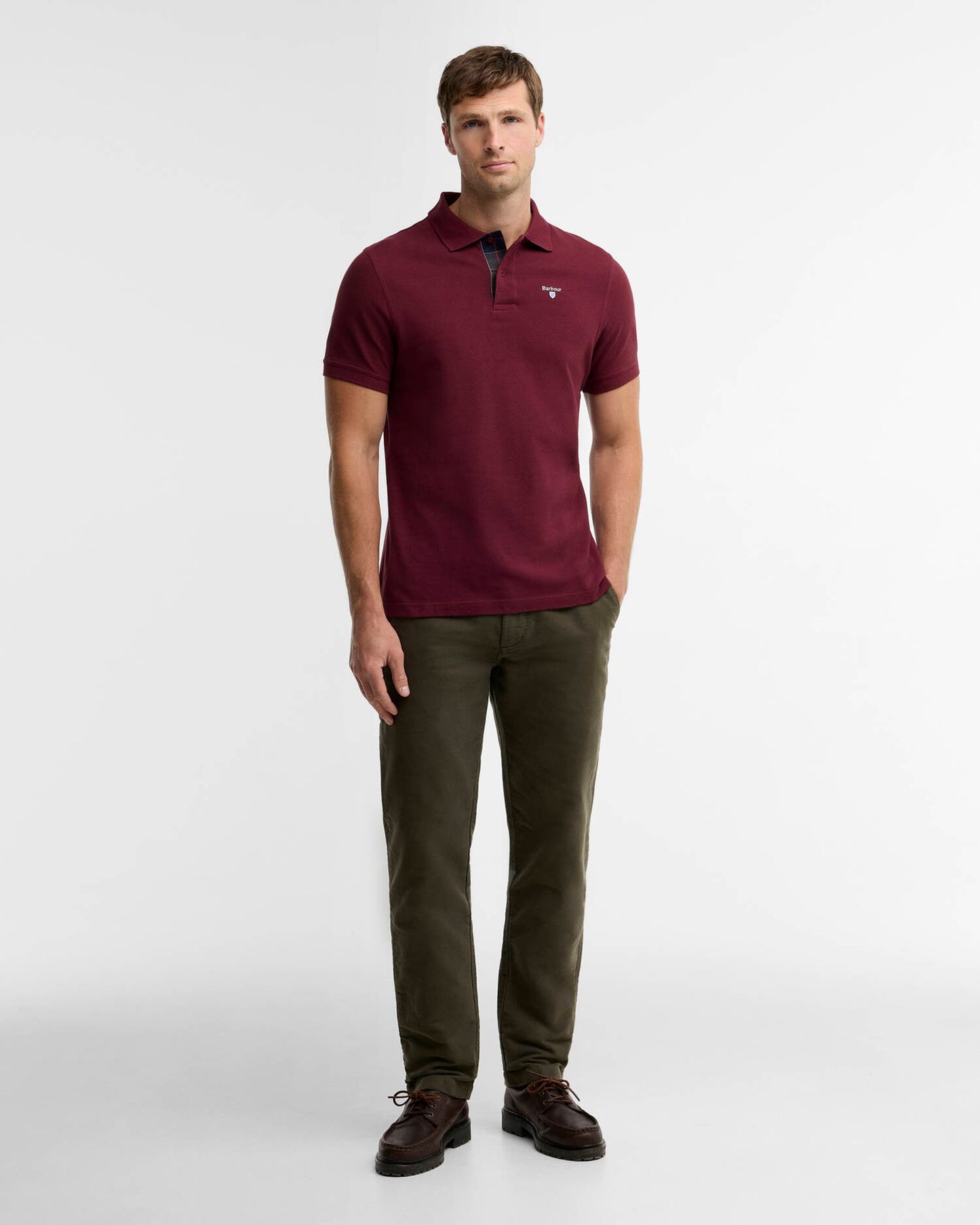 Barbour Tartan Pique Polo Shirt