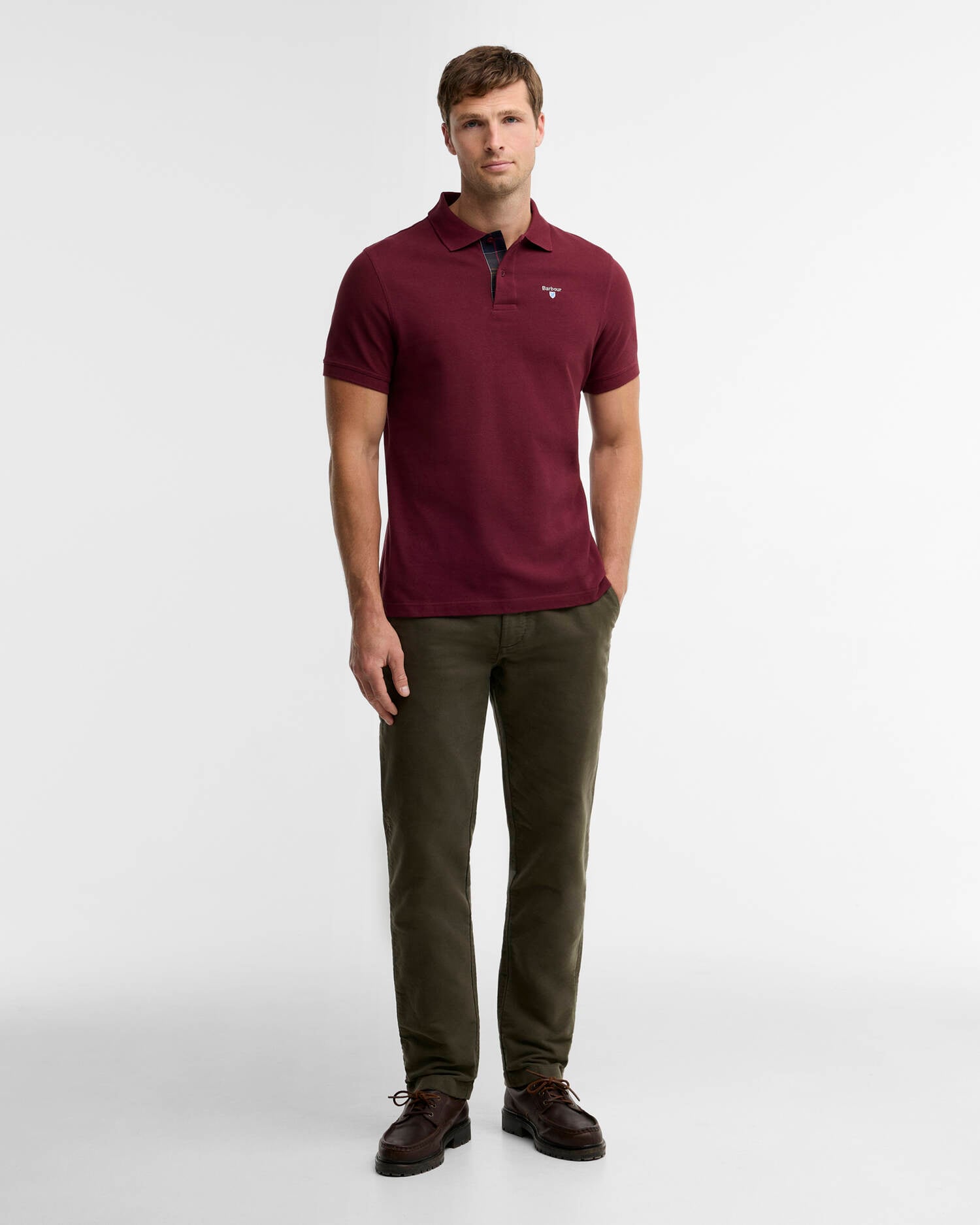 Barbour Tartan Pique Polo Shirt