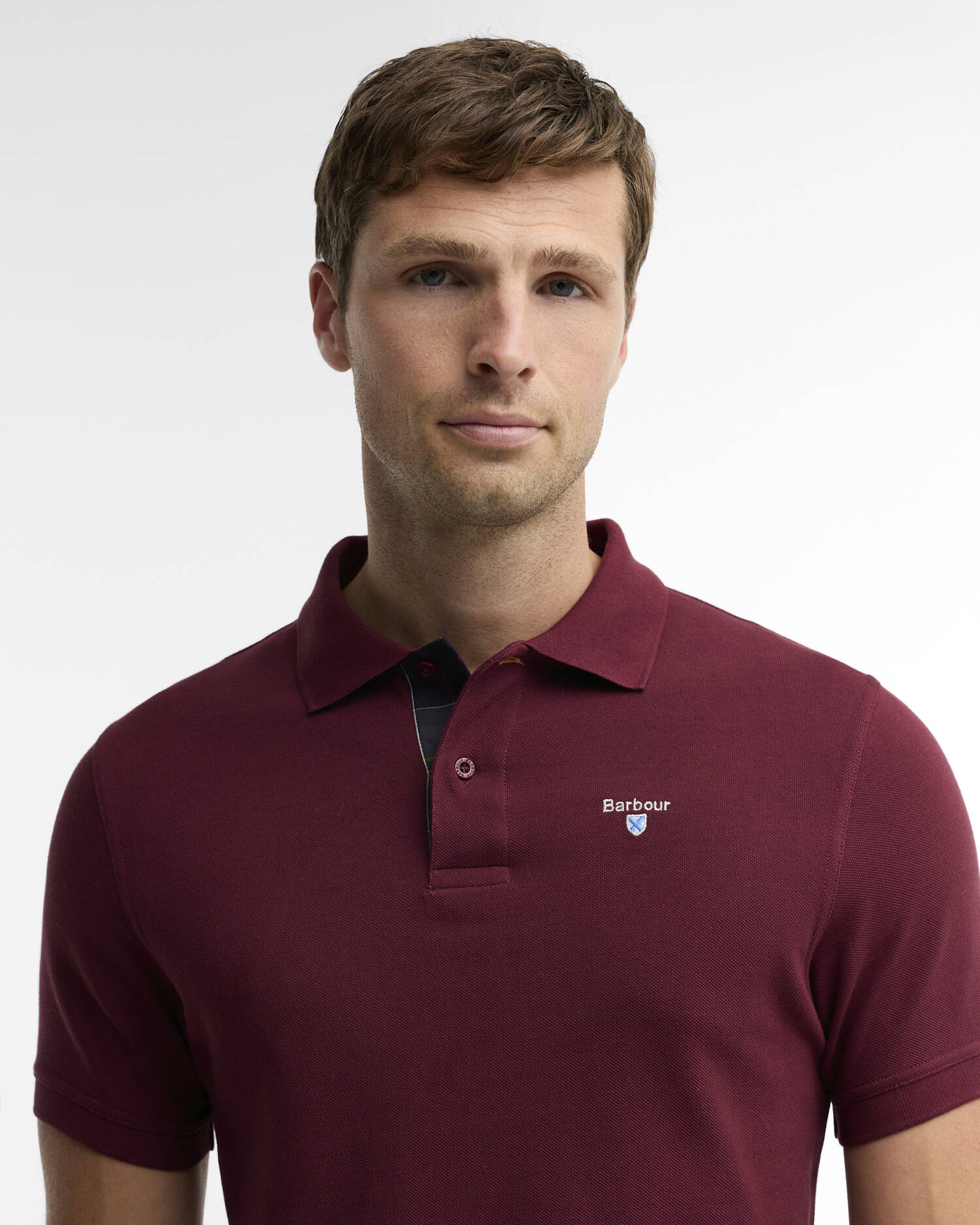Barbour Tartan Pique Polo Shirt