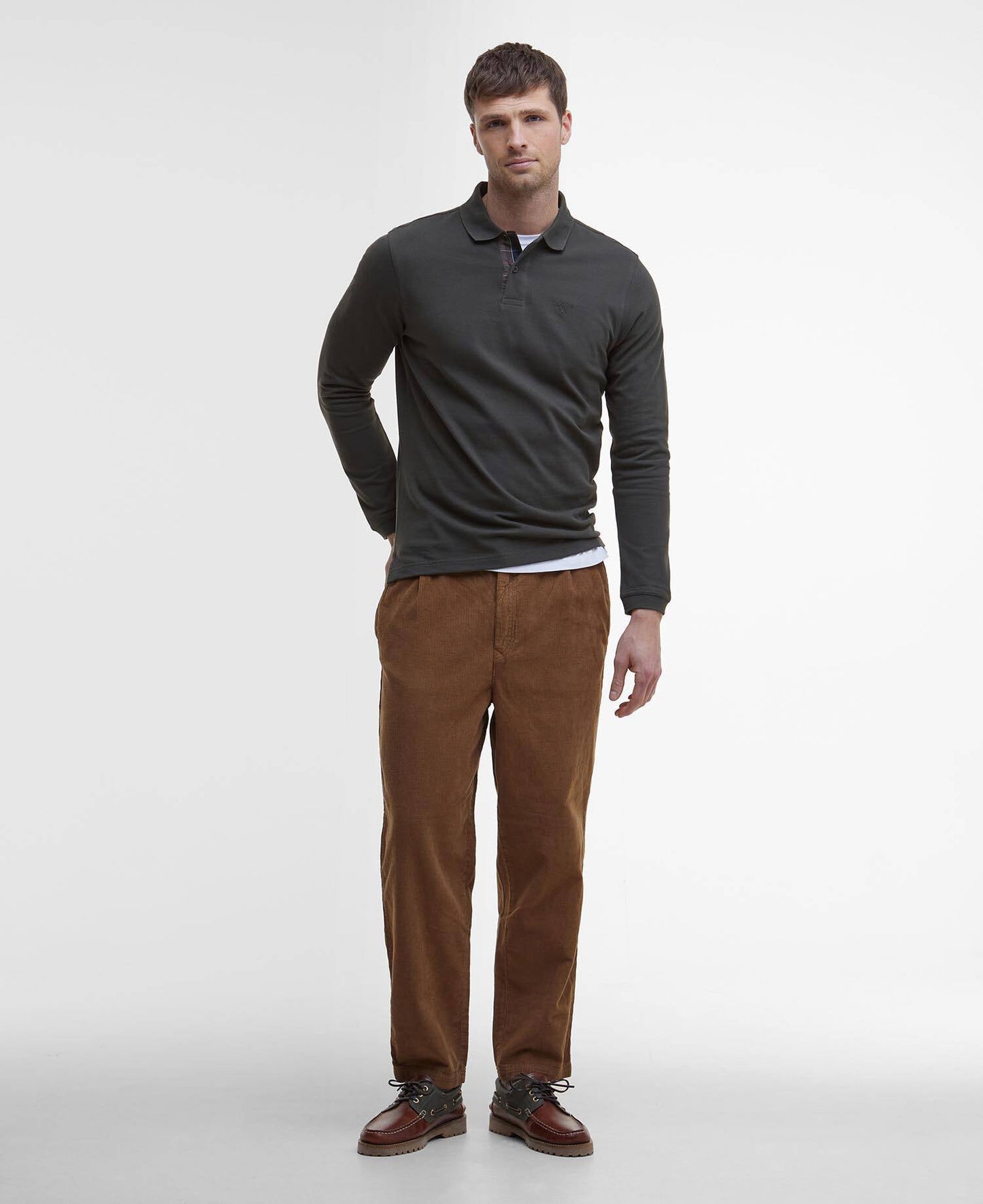 Barbour Essential Long-Sleeved Polo Shirt