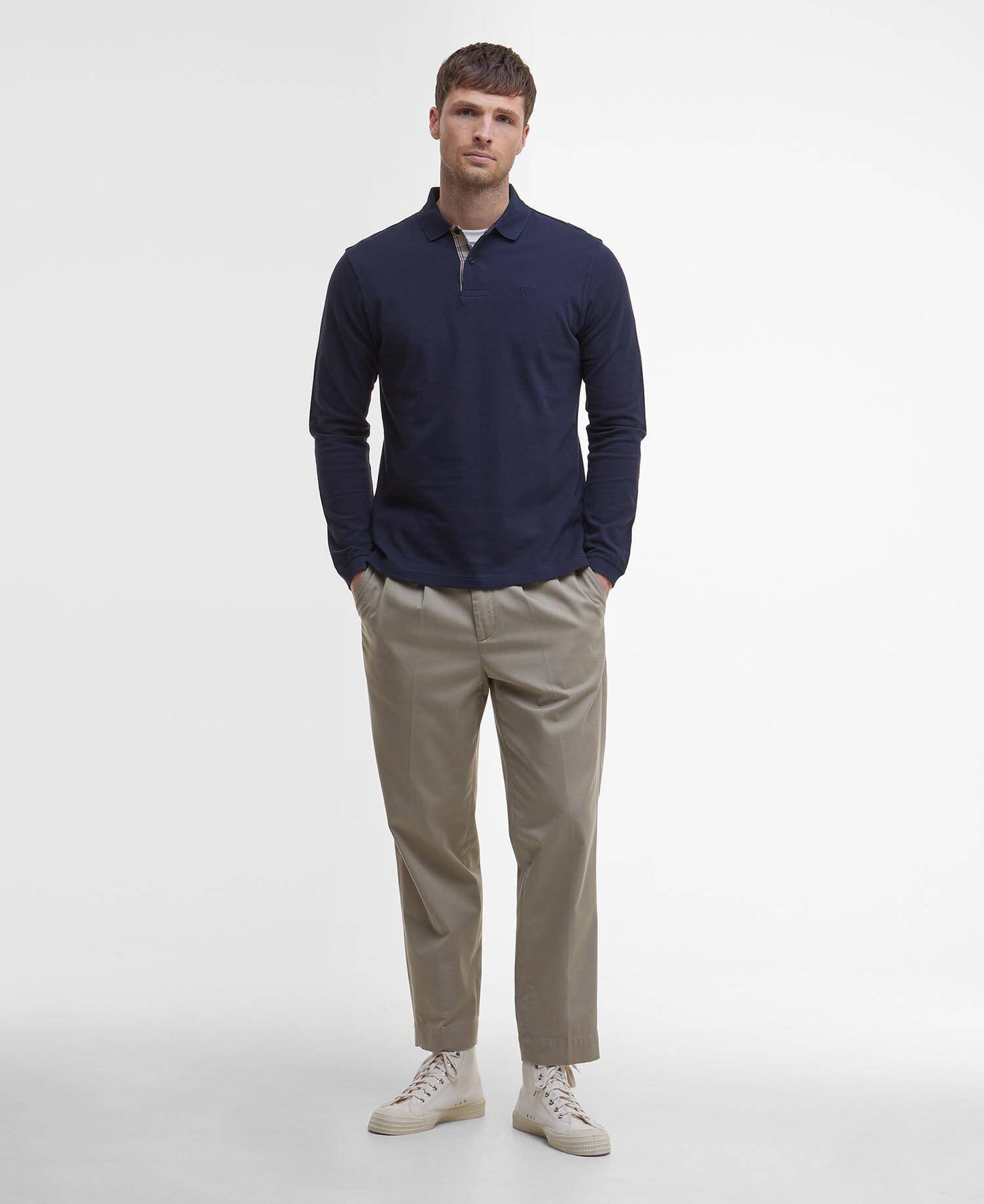 Barbour Essential Long-Sleeved Polo Shirt